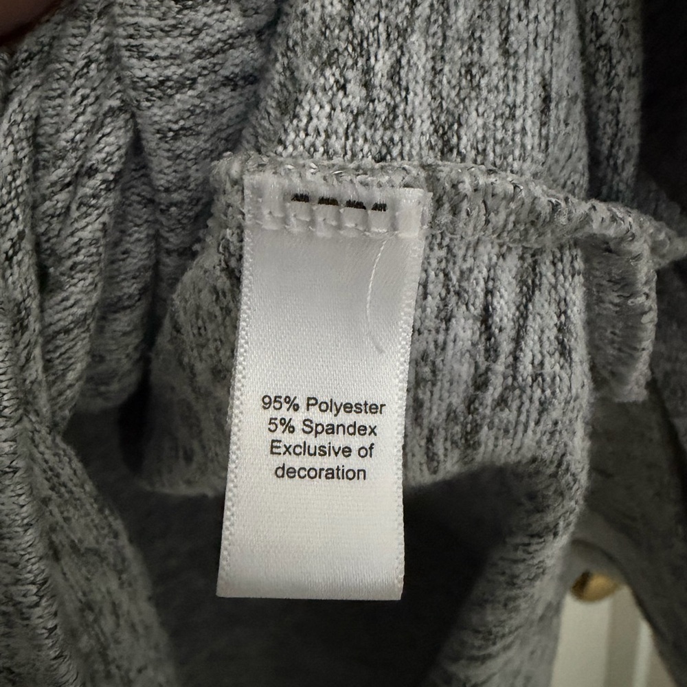 Donna Karan Heather Gray Hoodie - Picture 7 of 7